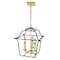 Cwi Lighting Tudor 3 Light Pendant With Satin Gold & Black Finish 1223P12-3-602 - alternate 6
